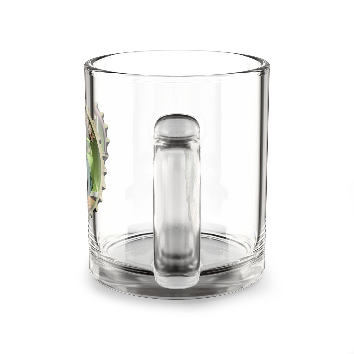 embrace the turtle brewsters mug, intentionally glass