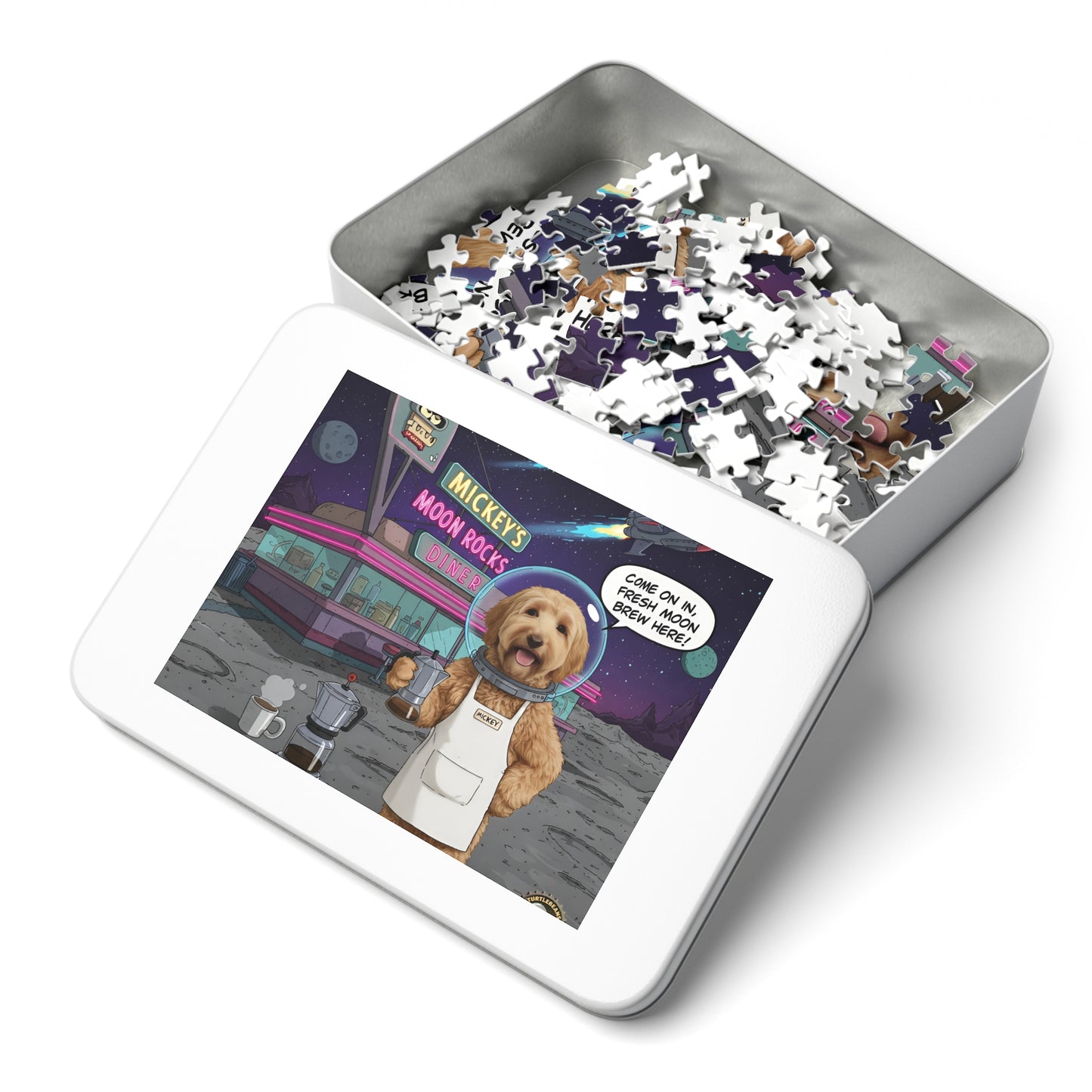 mickey’s moon rocks diner jigsaw puzzle