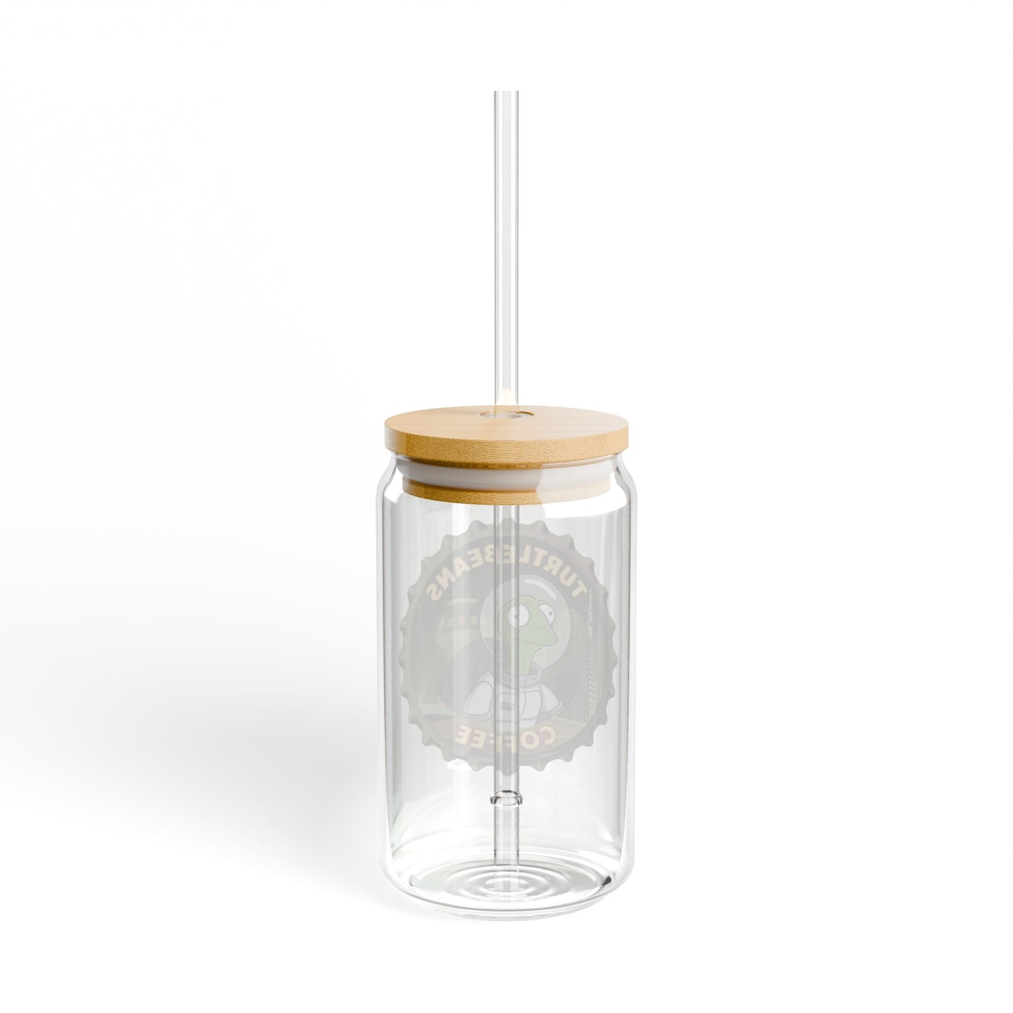 embrace the turtle brewsters coffee sipper glass