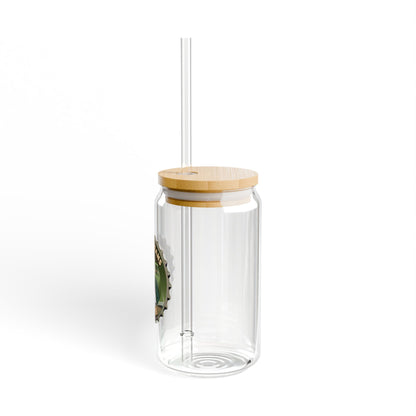 embrace the turtle brewsters coffee sipper glass