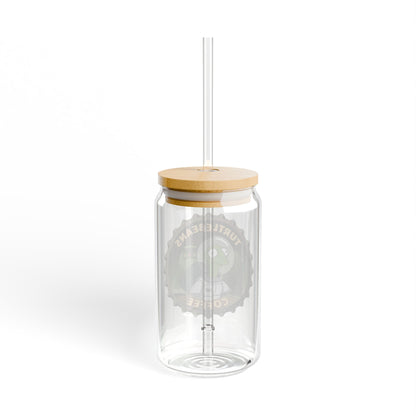 embrace the turtle brewsters coffee sipper glass