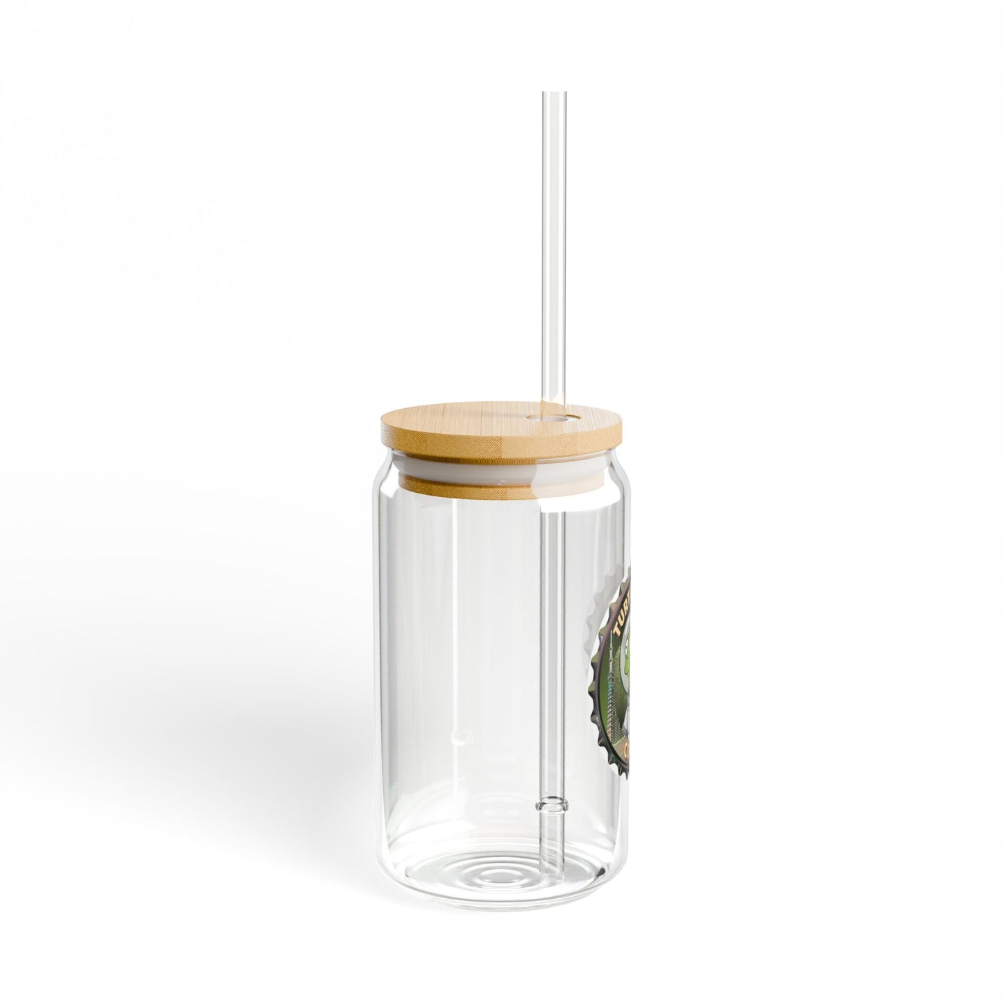embrace the turtle brewsters coffee sipper glass