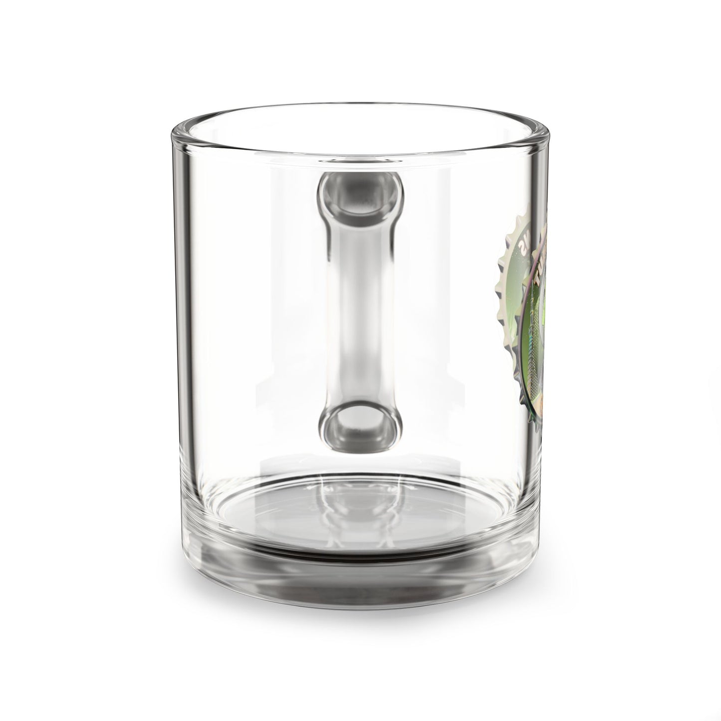 embrace the turtle brewsters mug, intentionally glass