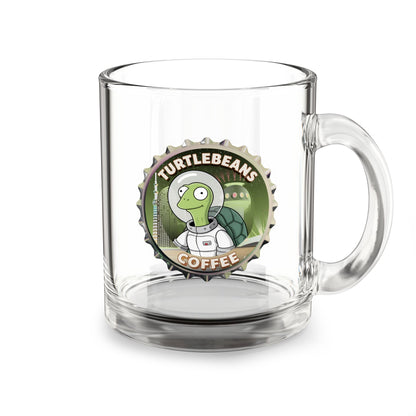 embrace the turtle brewsters mug, intentionally glass