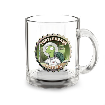 embrace the turtle brewsters mug, intentionally glass